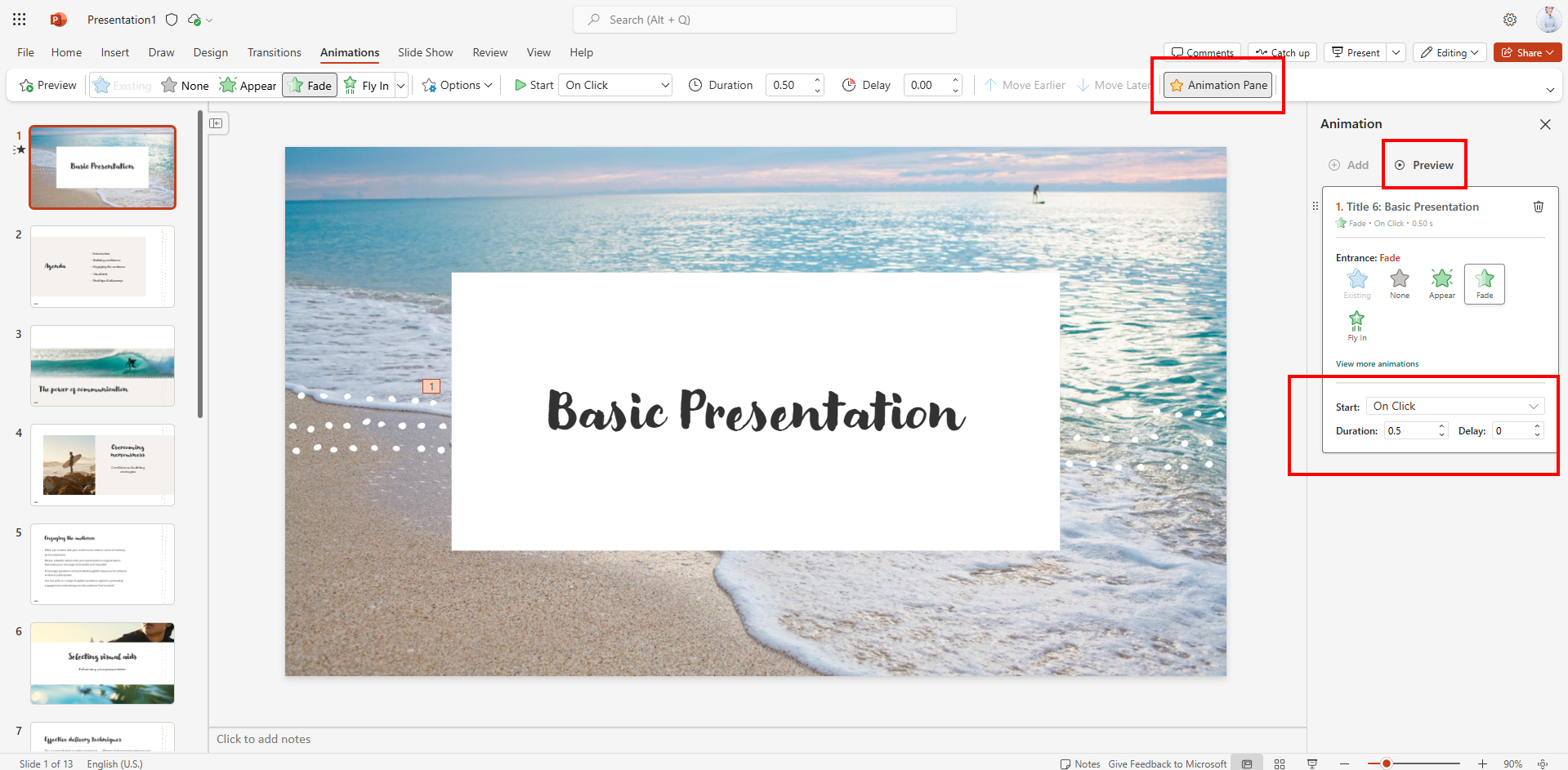 วิธีการ Add Animation and Transition ใน Microsoft PowerPoint
