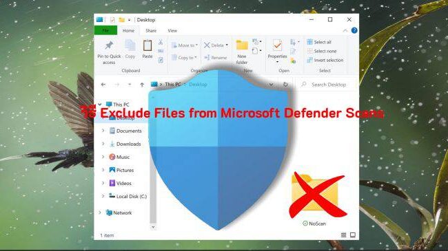 Exclude Files from Microsoft Defender Scans