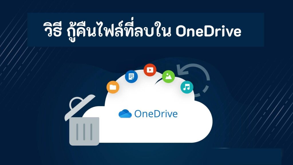 กู้คืนไฟล์ที่ลบใน OneDrive
