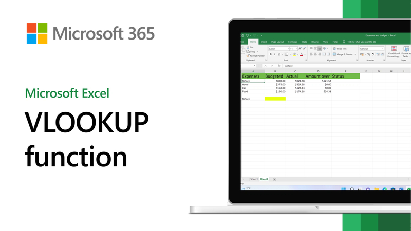 ฟังก์ชัน VLOOKUP